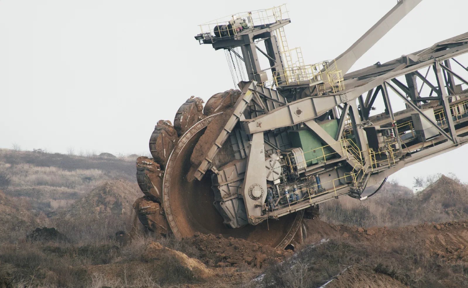 Open-cast mine of Profen, big wheel