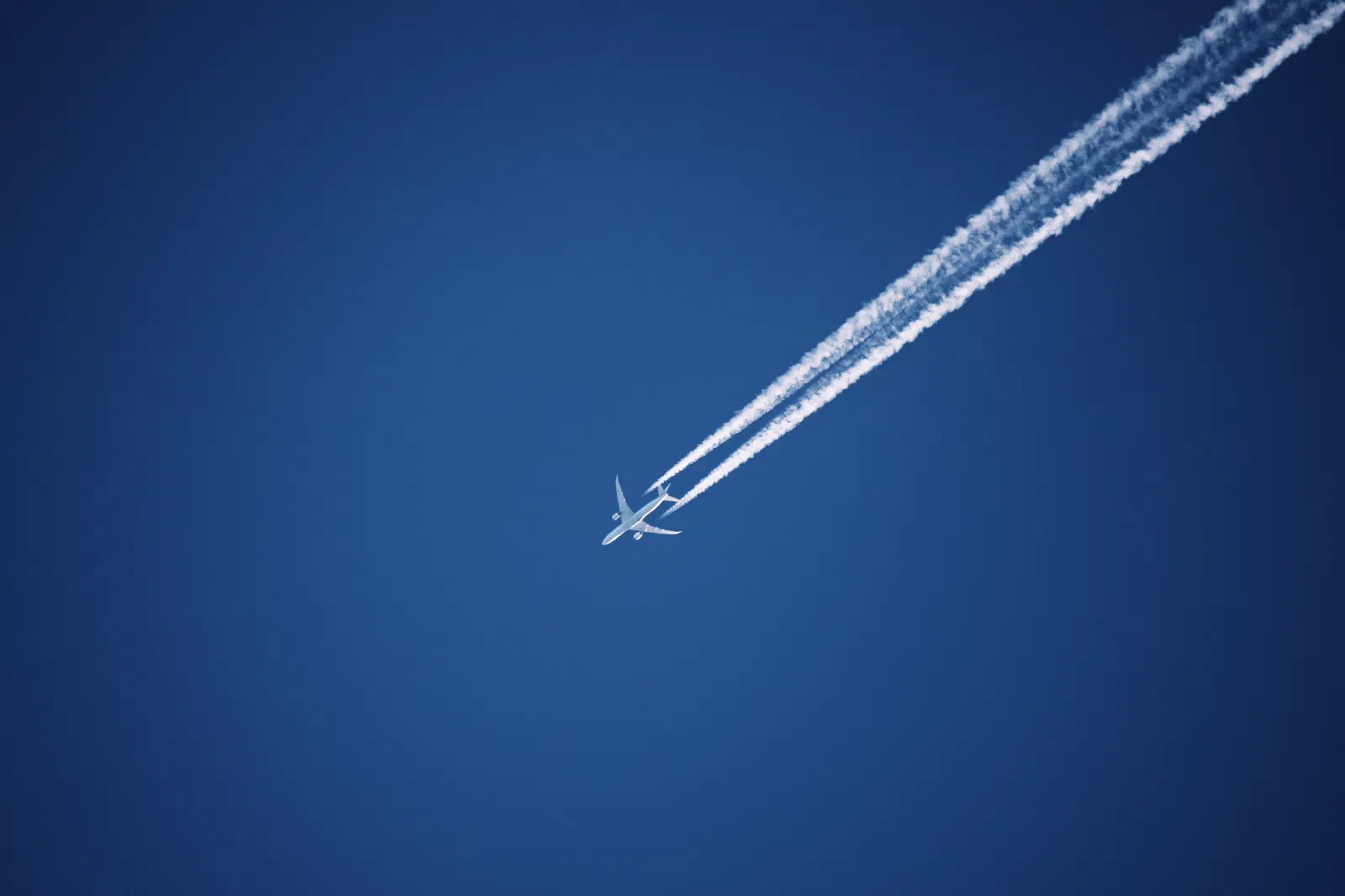 Plane flying overhead
