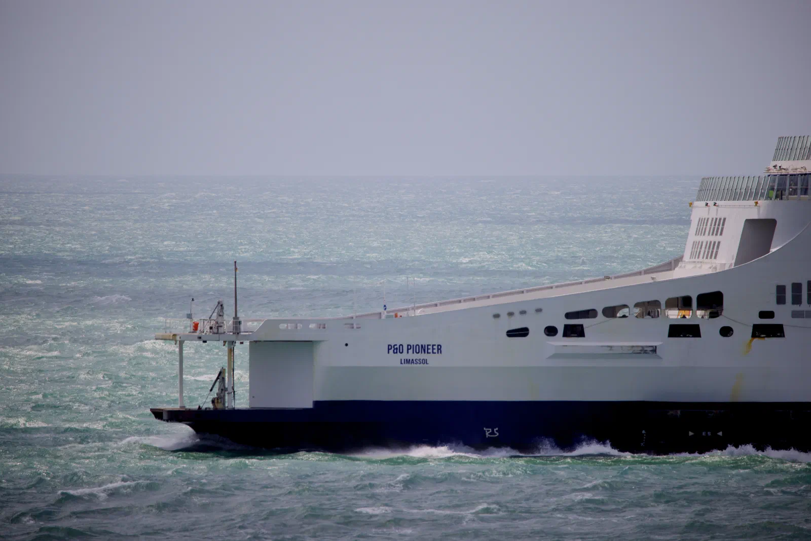 P&O Pioneer ferry crossing the Channel