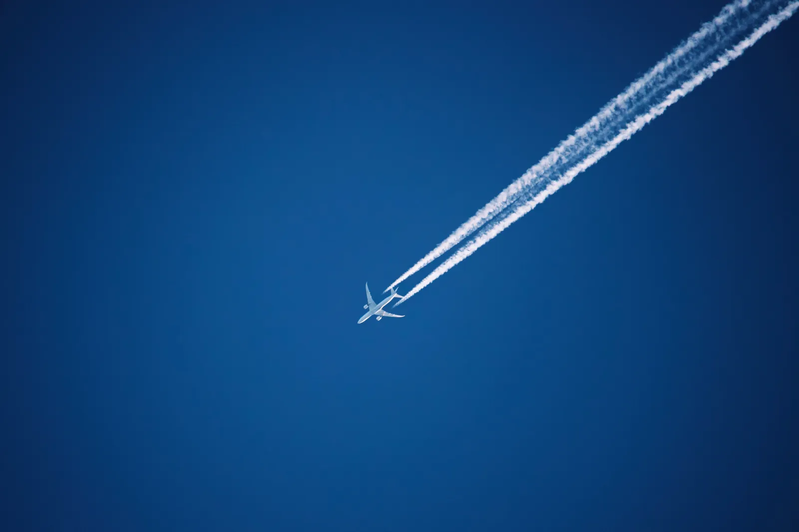 Plane flying overhead