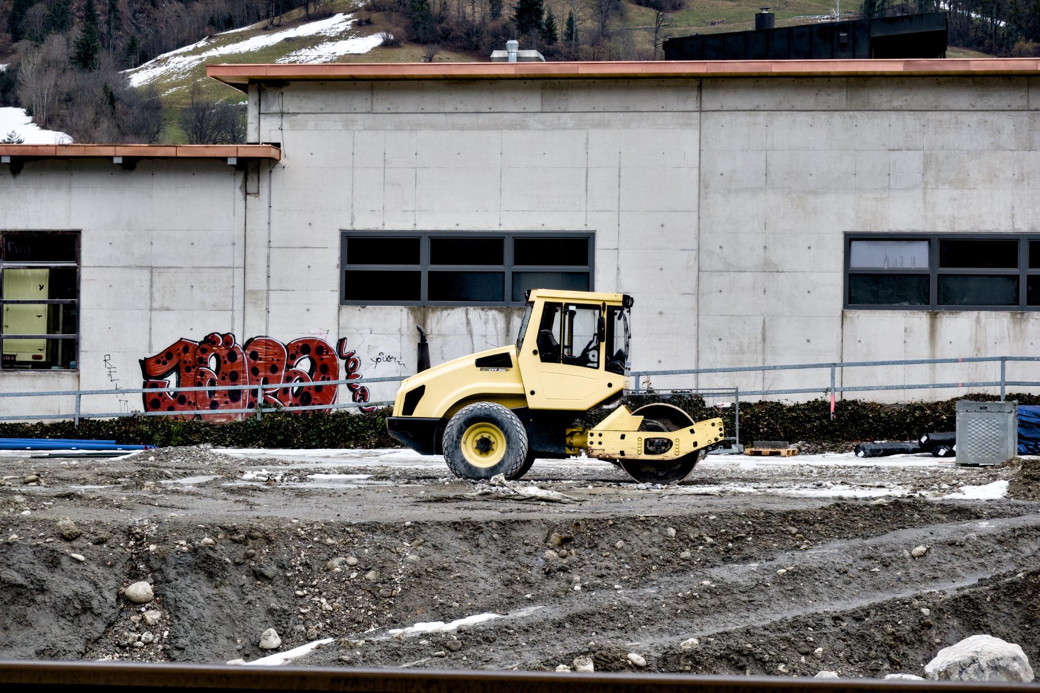 Building along the walk to Spielplatz Auenwald